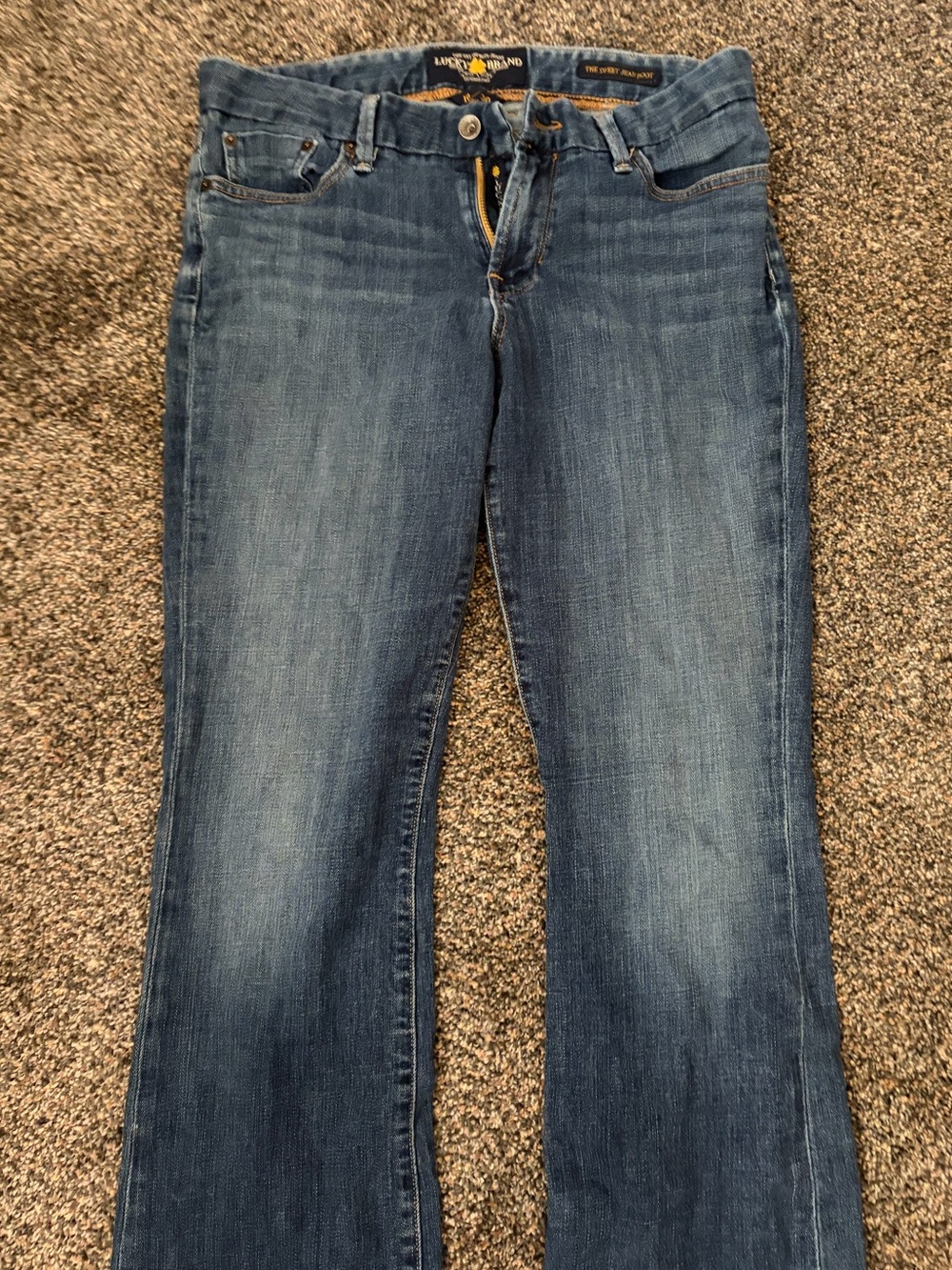Lucky Brand Women's Medium Blue Flare Jeans